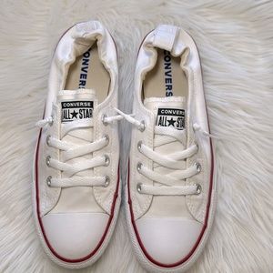 Converse All Star White Slip On Sneakers